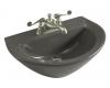 Kohler Parigi K-2176-1-58 Thunder Grey Pedestal Lavatory Basin with Single-Hole Faucet Drilling