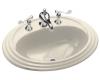 Kohler Spiria K-2179-1-47 Almond Self-Rimming Lavatory with Single-Hole Faucet Drilling