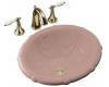 Kohler Chenille K-2184-45 Wild Rose Self-Rimming Lavatory