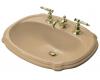 Kohler Portrait K-2189-1-33 Mexican Sand Self-Rimming Lavatory with Single-Hole Faucet Drilling