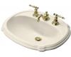 Kohler Portrait K-2189-8-47 Almond Self-Rimming Lavatory with 8" Centers