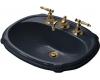 Kohler Portrait K-2189-8-52 Navy Self-Rimming Lavatory with 8" Centers