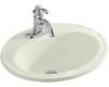 Kohler Pennington K-2196-1-NG Tea Green Self-Rimming Lavatory with Single-Hole Faucet Drilling