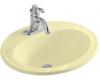 Kohler Pennington K-2196-1-Y2 Sunlight Self-Rimming Lavatory with Single-Hole Faucet Drilling