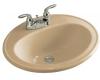 Kohler Pennington K-2196-4-33 Mexican Sand Self-Rimming Lavatory with 4" Centers