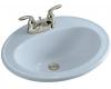 Kohler Pennington K-2196-4R-6 Skylight Self-Rimming Lavatory with 4" Centers and Right-Hand Soap Dispenser Hole Drillings