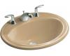 Kohler Pennington K-2196-8-33 Mexican Sand Self-Rimming Lavatory with 8" Centers