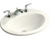 Kohler Pennington K-2196-8R-Y2 Sunlight Self-Rimming Lavatory with 8" Centers and Right-Hand Soap Dispenser Hole Drilling