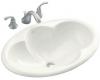 Kohler Cantata K-2199-S2 White Satin Self-Rimming Lavatory