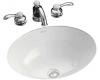 Kohler Caxton K-2205-0 White Undercounter Lavatory, 17" X 14"