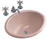 Kohler Linia K-2217-45 Wild Rose Self-Rimming Lavatory