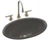 Kohler Vintage K-2220-58 Thunder Grey Self-Rimming Lavatory