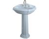 Kohler Portrait K-2221-1-6 Skylight Pedestal Lavatory with Single-Hole Faucet Drilling