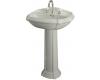 Kohler Portrait K-2221-4-95 Ice Grey Pedestal Lavatory with 4" Centers