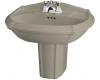 Kohler Portrait K-2226-1-G9 Sandbar Wall-Mount Lavatory with Single-Hole Faucet Drilling