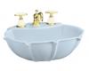 Kohler Anatole K-2230-1-6 Skylight Pedestal Lavatory Basin with Single-Hole Faucet Drilling