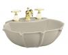 Kohler Anatole K-2230-1-G9 Sandbar Pedestal Lavatory Basin with Single-Hole Faucet Drilling