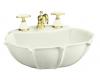 Kohler Anatole K-2230-4-NG Tea Green Pedestal Lavatory Basin with 4" Centers