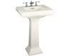 Kohler Memoirs K-2238-1-52 Navy Pedestal Lavatory with Single-Hole Faucet Drilling