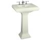 Kohler Memoirs K-2238-4-NG Tea Green Pedestal Lavatory with 4" Centers
