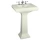 Kohler Memoirs K-2238-4-NG Tea Green Pedestal Lavatory with 4" Centers