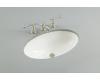 Kohler Vintage K-2240-S2 White Satin Undercounter Lavatory