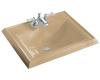 Kohler Memoirs K-2241-1-33 Mexican Sand Self-Rimming Lavatory with Single-Hole Faucet Drilling
