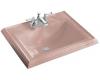 Kohler Memoirs K-2241-1-45 Wild Rose Self-Rimming Lavatory with Single-Hole Faucet Drilling