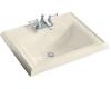 Kohler Memoirs K-2241-1-47 Almond Self-Rimming Lavatory with Single-Hole Faucet Drilling