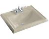 Kohler Memoirs K-2241-1-G9 Sandbar Self-Rimming Lavatory with Single-Hole Faucet Drilling