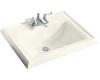 Kohler Memoirs K-2241-8-S1 Biscuit Satin Self-Rimming Lavatory with 8" Centers