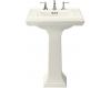 Kohler Memoirs K-2258-1-96 Biscuit Pedestal Lavatory with Single-Hole Faucet Drilling