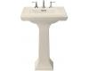 Kohler Memoirs K-2258-4-47 Almond Pedestal Lavatory with 4" Centers