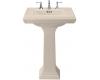 Kohler Memoirs K-2258-4-55 Innocent Blush Pedestal Lavatory with 4" Centers