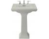 Kohler Memoirs K-2258-4-95 Ice Grey Pedestal Lavatory with 4" Centers