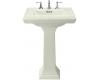 Kohler Memoirs K-2258-4-NG Tea Green Pedestal Lavatory with 4" Centers