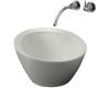 Kohler Vessels K-2271-W2 Earthen White Crucible Vessels Countertop Lavatory