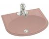 Kohler Devonshire K-2279-1-45 Wild Rose Self-Rimming Lavatory with Single-Hole Faucet Drilling