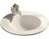 Kohler Camber K-2282-1-47 Almond Self-Rimming Lavatory with Single-Hole Faucet Drilling