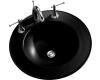 Kohler Camber K-2282-10-7 Black Black Self-Rimming Lavatory with 10" Centers
