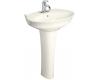 Kohler Serif K-2283-1-52 Navy Pedestal Lavatory with Single-Hole Faucet Drilling