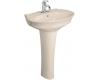 Kohler Serif K-2283-1-55 Innocent Blush Pedestal Lavatory with Single-Hole Faucet Drilling