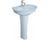 Kohler Serif K-2283-1-6 Skylight Pedestal Lavatory with Single-Hole Faucet Drilling