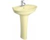 Kohler Serif K-2283-1-Y2 Sunlight Pedestal Lavatory with Single-Hole Faucet Drilling