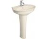 Kohler Serif K-2283-4-47 Almond Pedestal Lavatory with 4" Centers