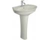 Kohler Serif K-2283-8-95 Ice Grey Pedestal Lavatory with 8" Centers