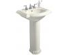 Kohler Devonshire K-2286-1-96 Biscuit Pedestal Lavatory with Single-Hole Faucet Drilling