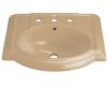 Kohler Devonshire K-2287-1-33 Mexican Sand Lavatory Basin with Single-Hole Faucet Drilling