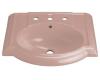 Kohler Devonshire K-2287-1-45 Wild Rose Lavatory Basin with Single-Hole Faucet Drilling