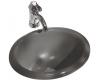 Kohler Intaglio K-2292-58 Thunder Grey Self-Rimming Lavatory